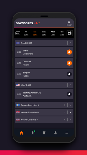 Screenshot Livescores4U