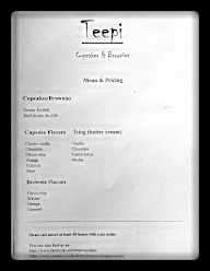 Teepi menu 1