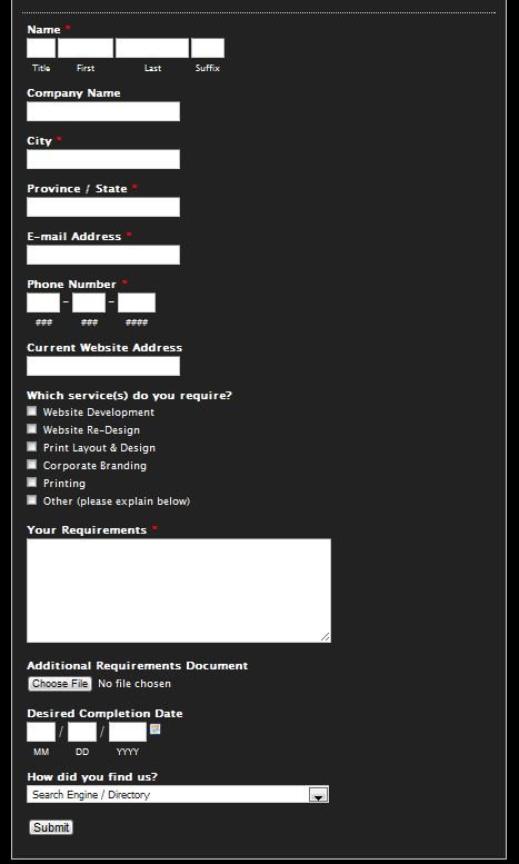 Sign up process with many form fields