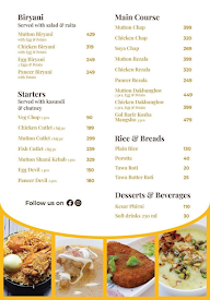 Biryani Moshai menu 1