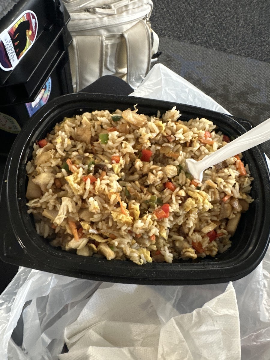 GF fried rice w chicken