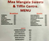 Maa Mangala Sweets & Tiffin Center menu 2