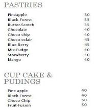 The Bakers House menu 2