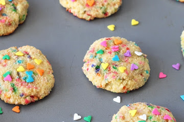 Coconut Flour Funfetti Cookies