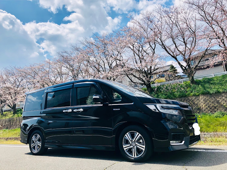 ステップワゴンスパーダの洗車・桜コラボに関するカスタム事例の投稿画像3枚目