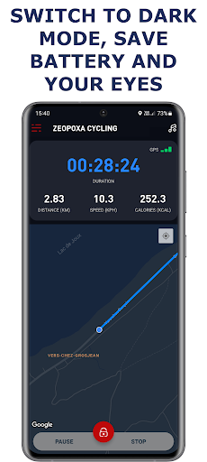 Screenshot Cycling app — Bike Tracker