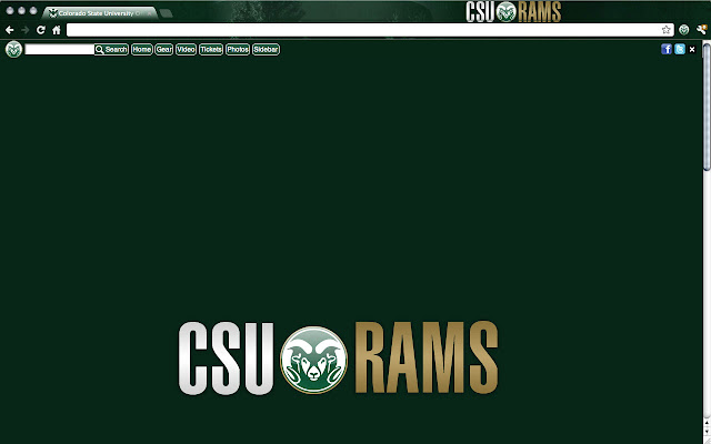 Colorado State University Theme chrome extension