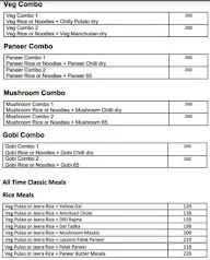 Roti Rasoi menu 1