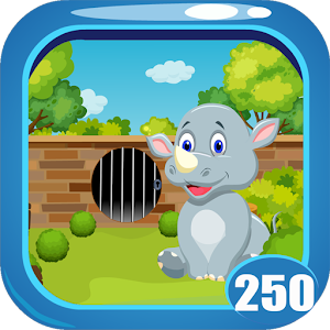 Cute Rhinoceros Rescue Game Kavi - 250 1.0.0 Icon