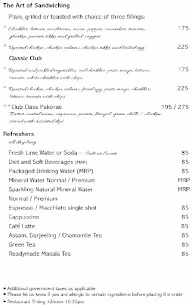 Xebra - The Sports Lounge menu 3