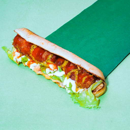 The Vegetarian Submarine Hot Dog