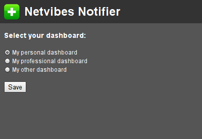 Netvibes Notifier