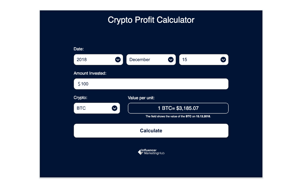 Crypto Profit Calculator Preview image 0