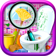 Messy Bathroom Hidden Objects  Icon