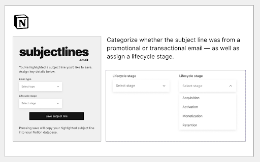Subjectlines.email screenshot 2