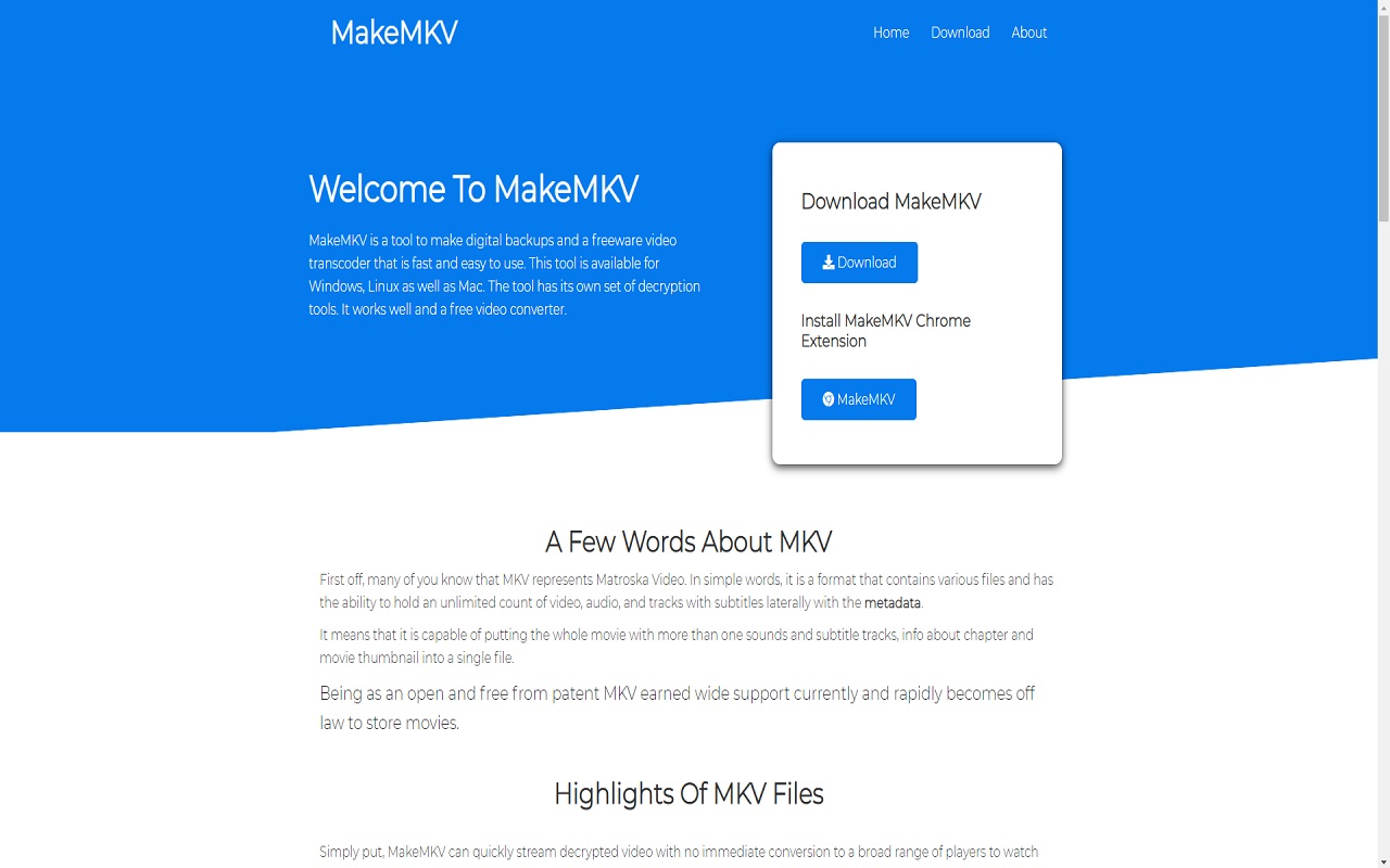 Make MKV - Official Site for MakeMKV Software Preview image 3