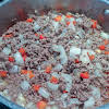 Thumbnail For Browning Beef With Onion And Bell Pepper.