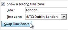 Show secondary time zone in 2010 version.