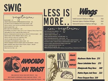 Swig menu 