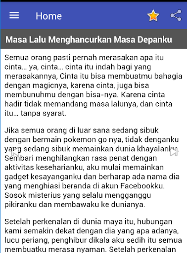 Contoh Cerpen Cinta Sedih - Hontoh