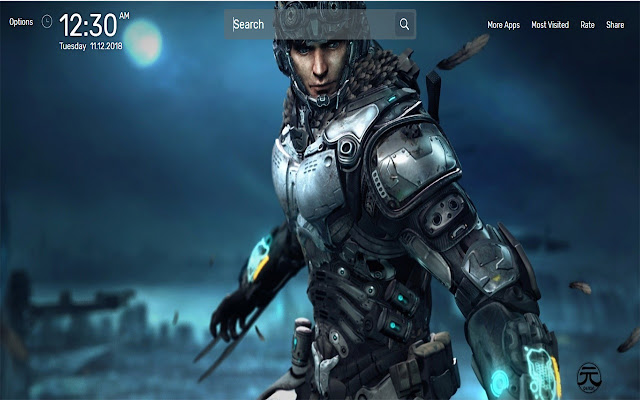 Cyborg Wallpapers NewTab Theme