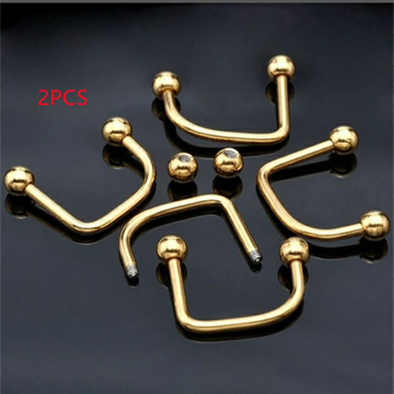 Bijou de piercing pour lèvre en acier inoxydable 316L de qualité médicale. Hypoallergénique, durable et sûr.