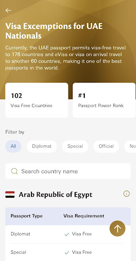 Screenshot UAE MOFA