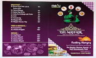 The Mayfair menu 1