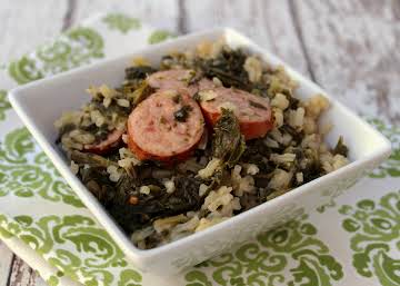 Collard Greens with Rice or Lentils