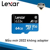 [Freeship] Thẻ Nhớ Micro Sdxc Lexar 64Gb Chính Hãng - Bảo Hành 36 Tháng