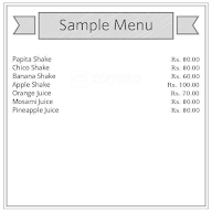 Bherunath Ras Bhandaar & Fruit Center menu 1