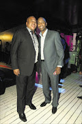 RHOO HONOURED:   Bobby Motaung and Lucas Radebe during the Night of the Legends. PHOTO: MABUTI KALI