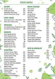 Jain Kitchen - No Onion No Garlic menu 1