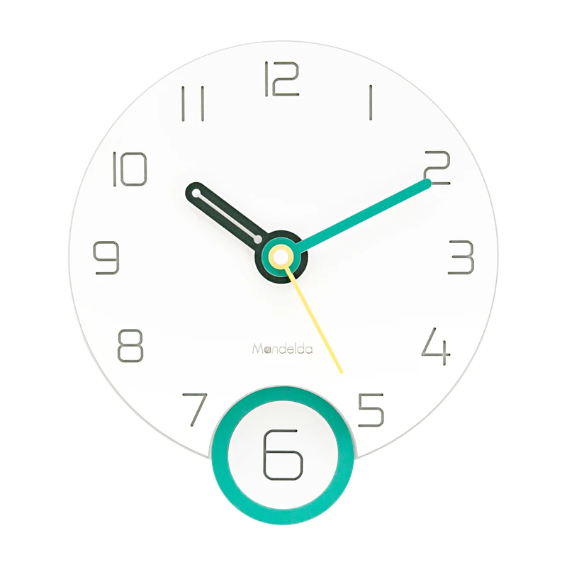 Swing Light Luxury Wall Clock Nordic Children's Room Creative Fashion Wall Watch Living Room Household Silent Clock Watc