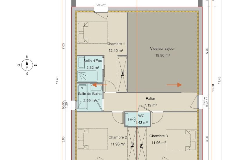  Vente Terrain + Maison - Terrain : 1 000m² - Maison : 105m² à Aspres-lès-Corps (05800) 