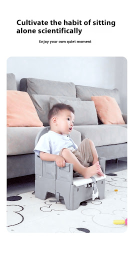Title 7, Multifunctional Portable Childrens Dining Chai...