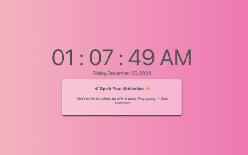 Quote Clock