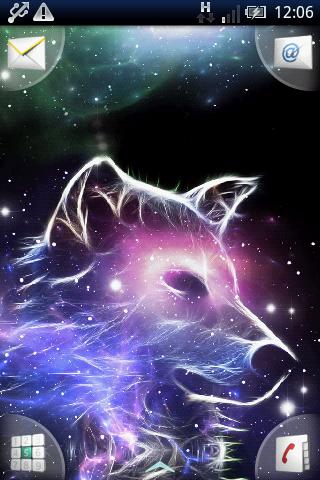 Galaxy Wolf LWP Magic Effect apk