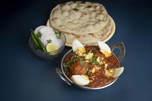 Chicken Kadai With 2 Roti