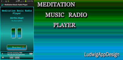 Meditation Music Radio Player Screenshot