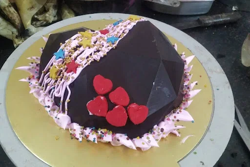 Pinata Heart Cake