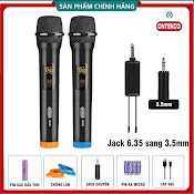 [Bh 24 Tháng] Bộ Micro Không Dây Ontekco Mv02 Chạy Loa Kéo, Âm Ly, Dàn Loa Hát Karaoke Chuyên Nghiệp