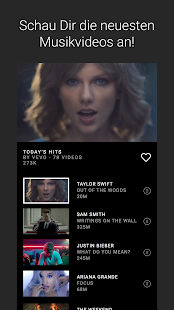 Vevo - Musik Player und Musikvideos Screenshot