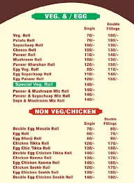 Kathi Roll Corner menu 1