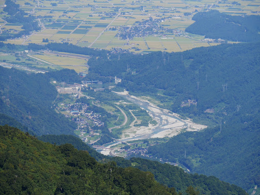 黒部川を望む（音沢付近）