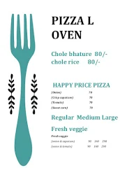 Pizza L Oven menu 1