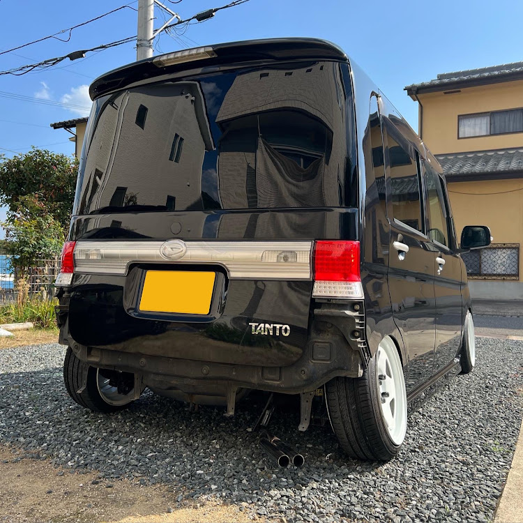 タントカスタムのL375S タントカスタム・車高短初心者・tc01・バッドフェイス・アクスルに関するカスタム事例の投稿画像1枚目