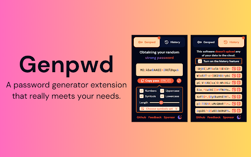 Genpwd | Strong Password Generator