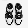 women's air jordan 1 low white/white/black