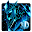 3D Blue Neon Robot Theme Download on Windows
